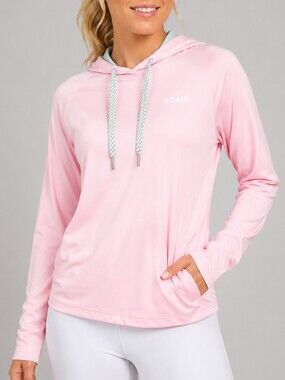 Adair Active Harlow Hoodie Pink Women's Size Medium Performance Golf Athleisure